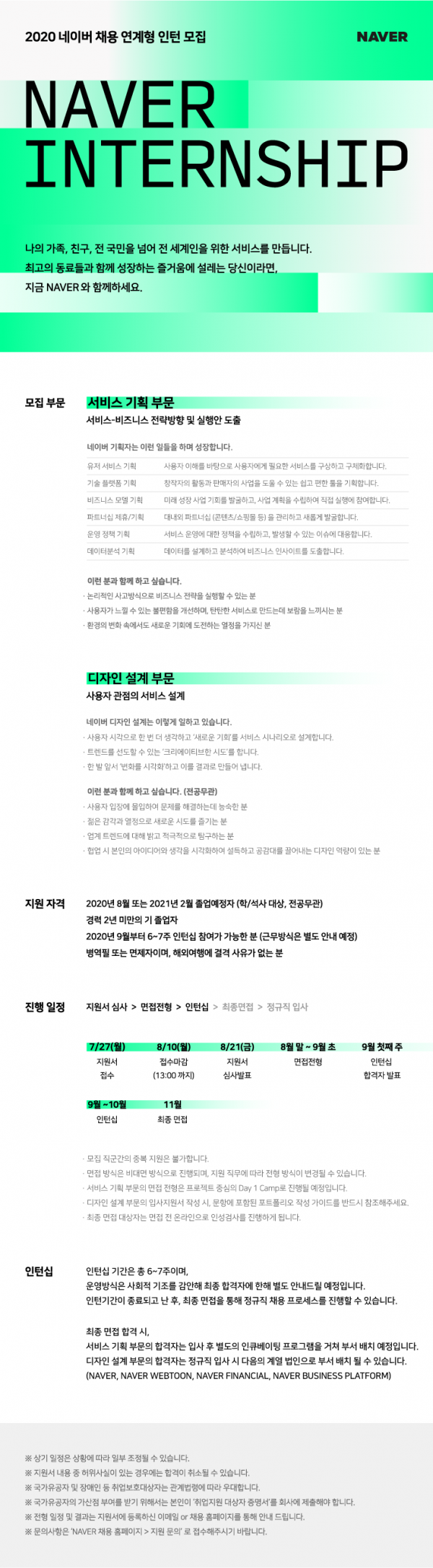 2020 네이버 채용 연계형 인턴 모집 웹공고문_0727 전체 최종버전.png